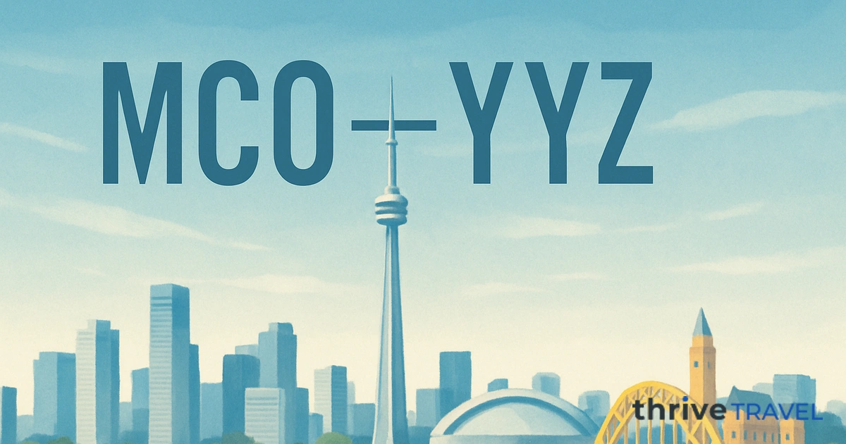 Orlando to Toronto