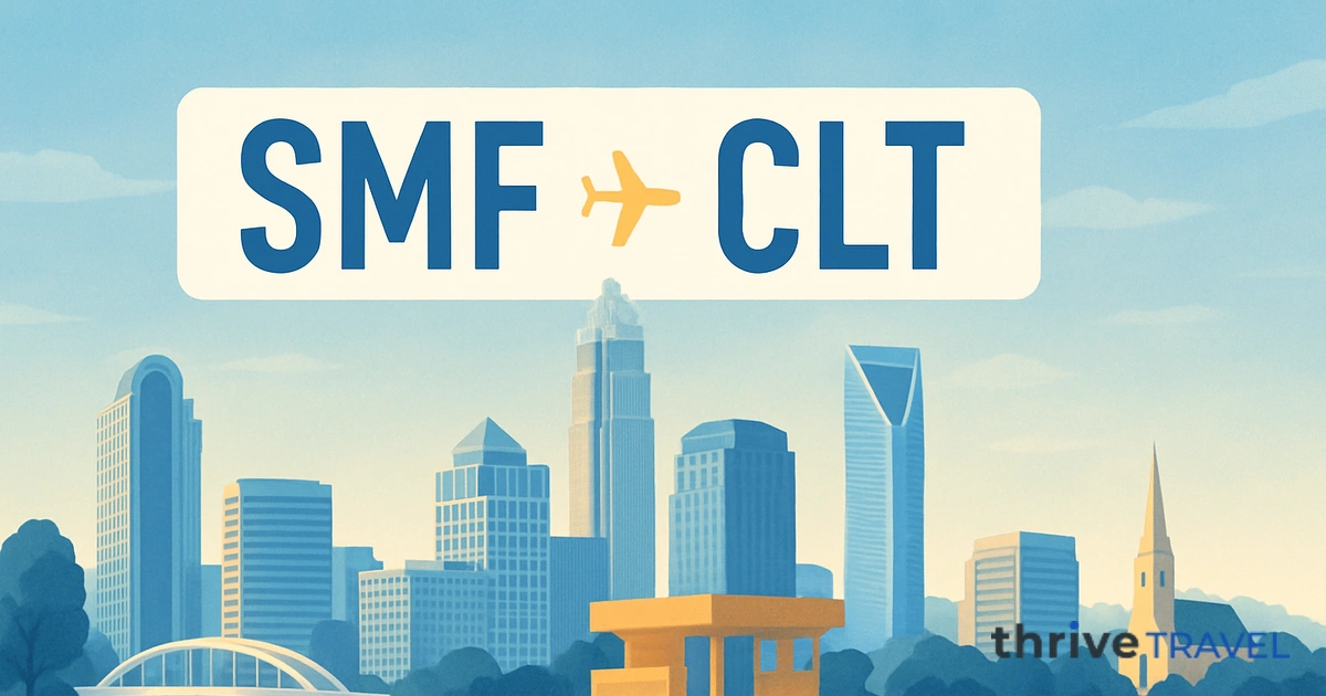 Sacramento to Charlotte