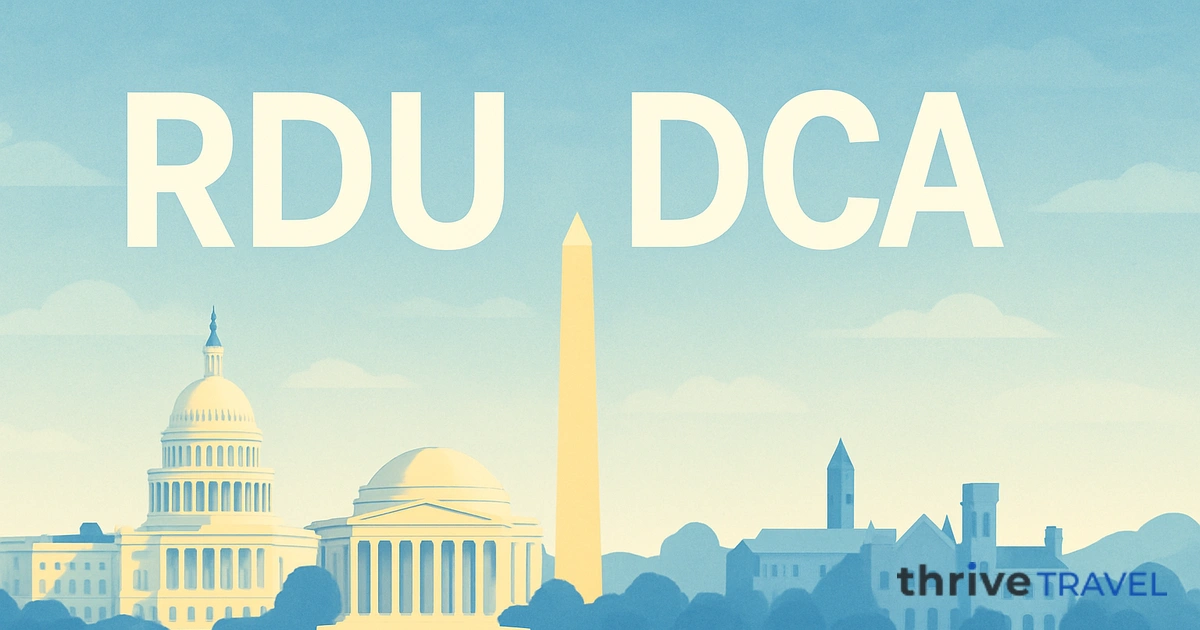 Raleigh to Washington