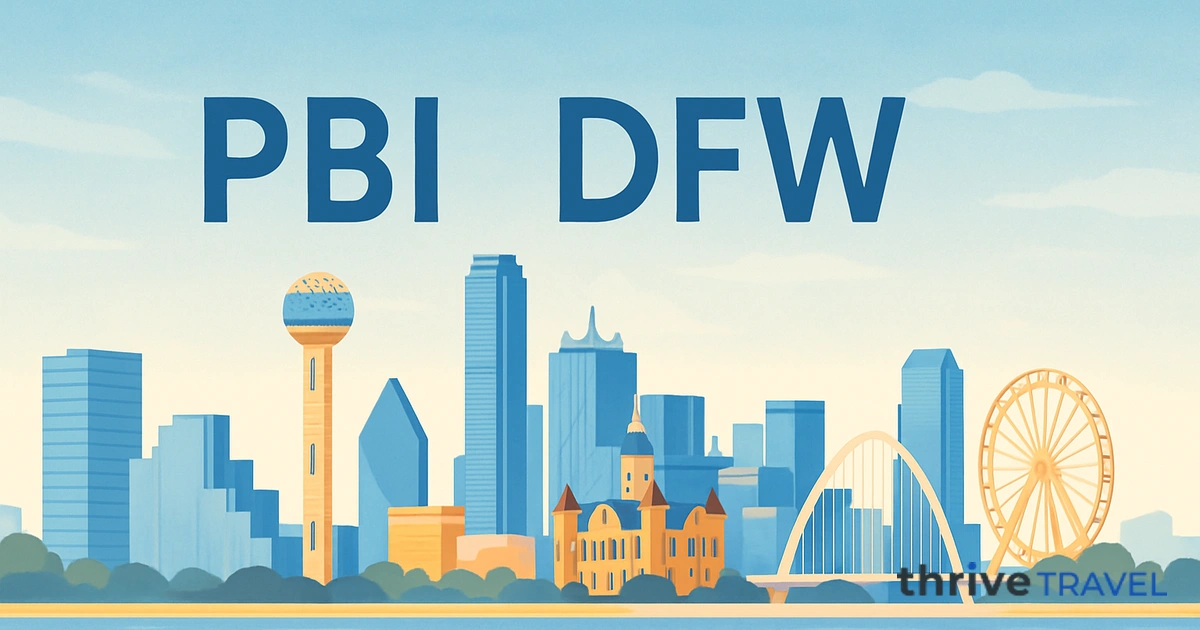 West Palm Beach to Dallas