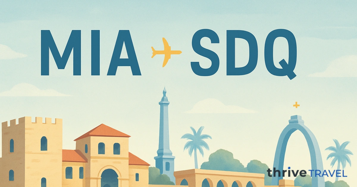 Miami to Santo Domingo