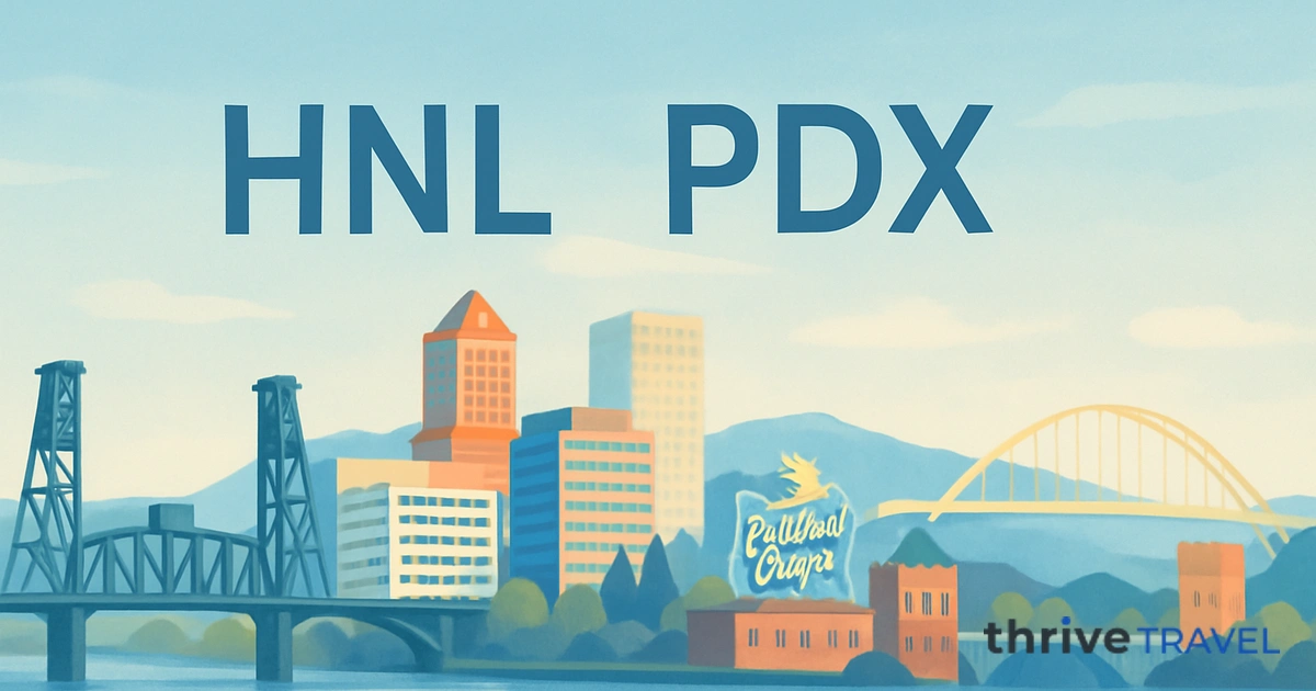 Honolulu to Portland