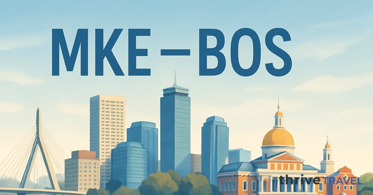 Milwaukee to Boston