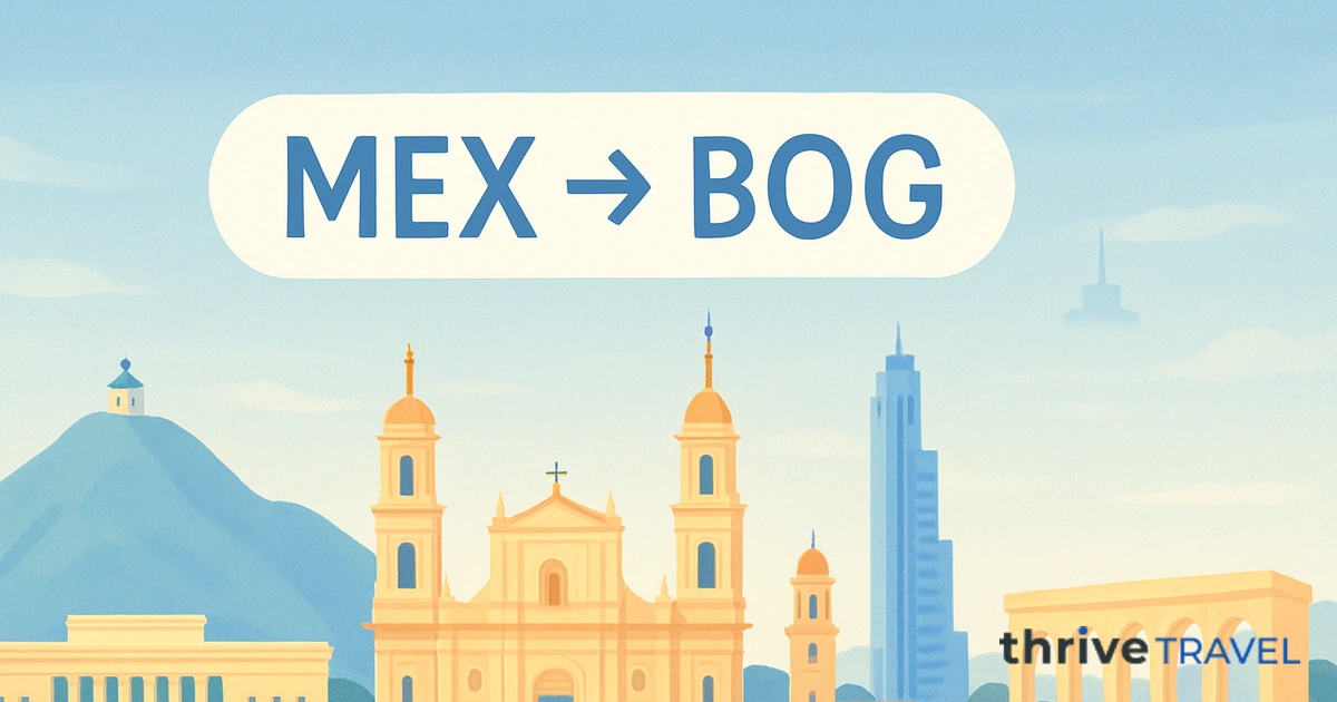 Mexico City to Bogota