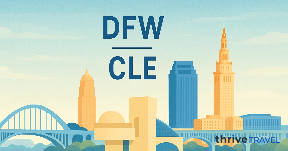 Dallas to Cleveland