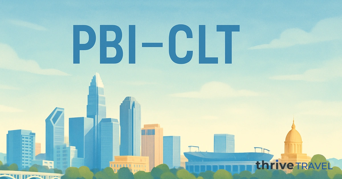 West Palm Beach to Charlotte
