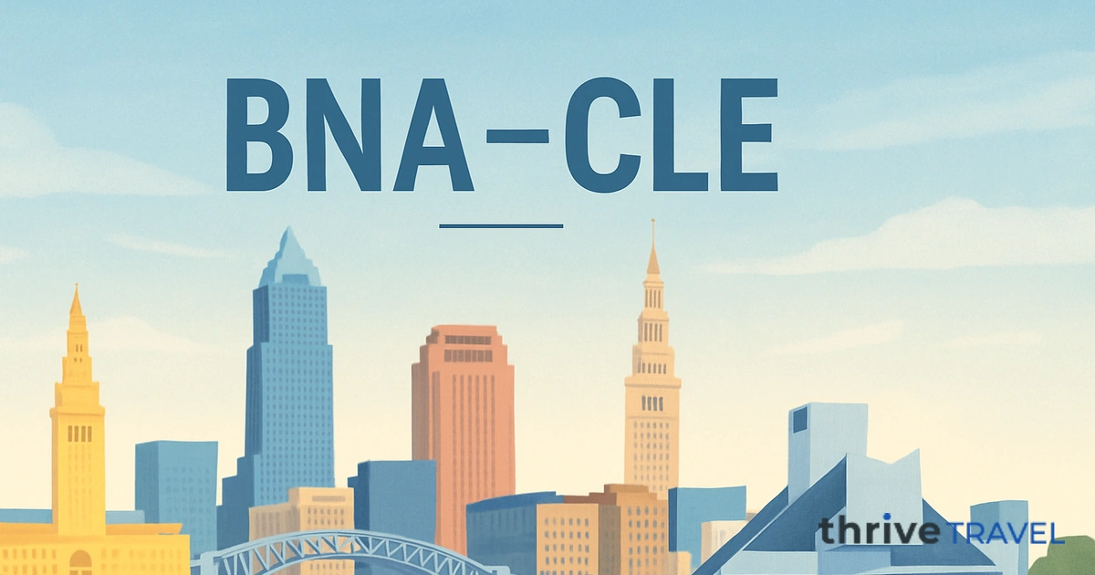 Nashville to Cleveland