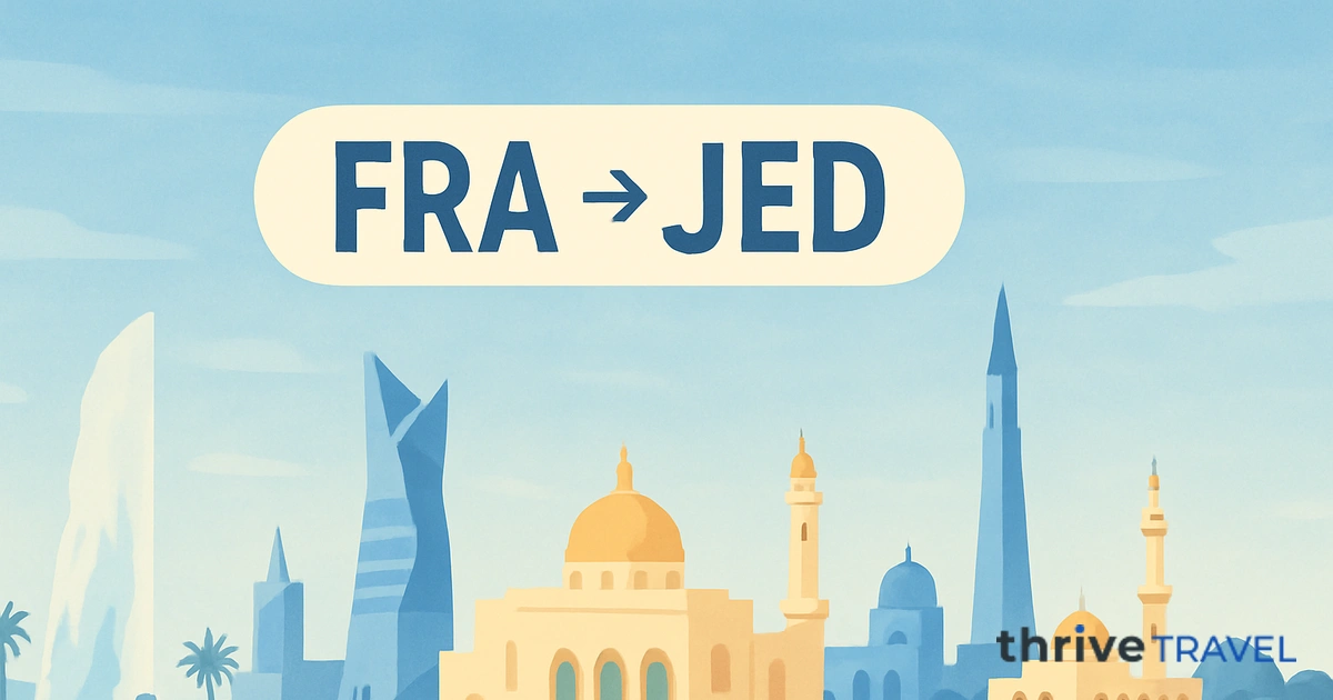 Frankfurt to Jeddah