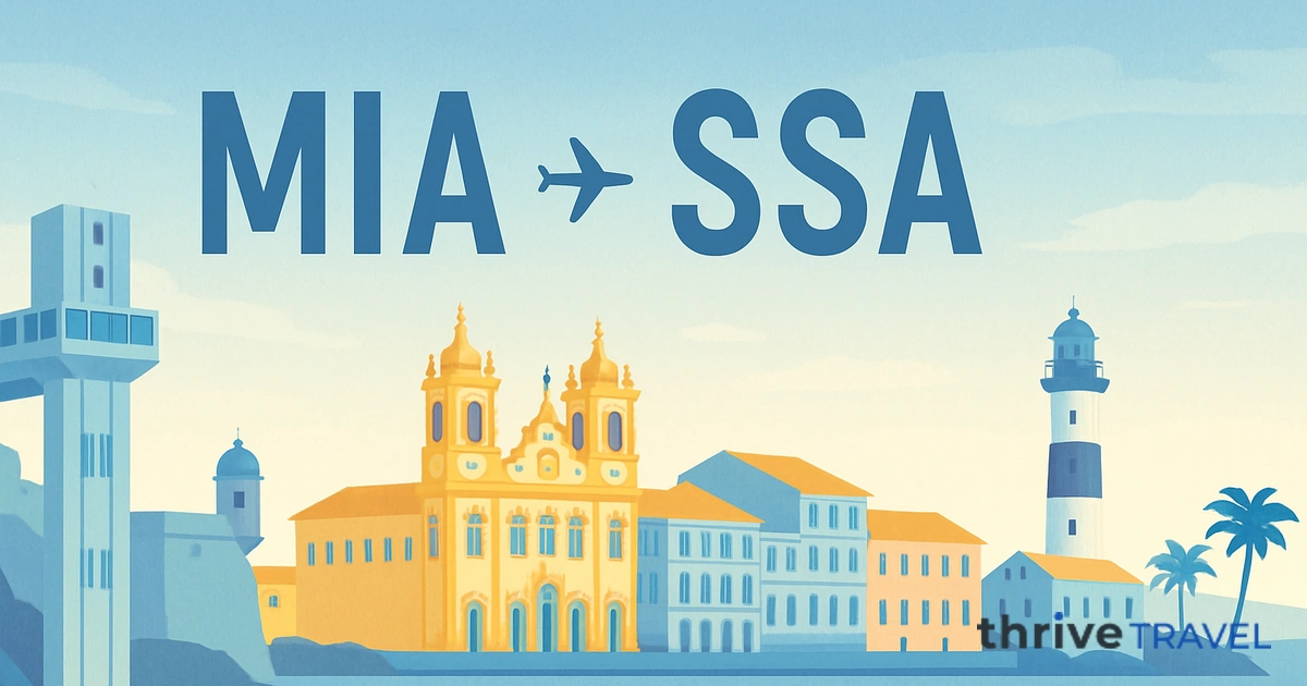 Miami to Salvador