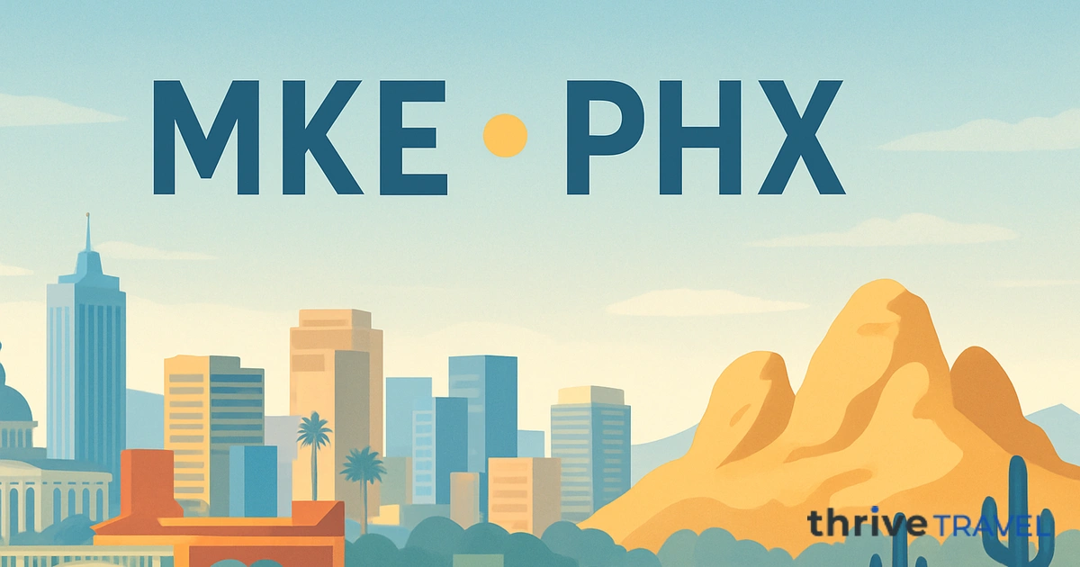 Milwaukee to Phoenix