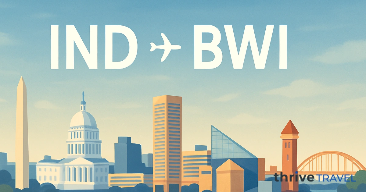 Indianapolis to Baltimore