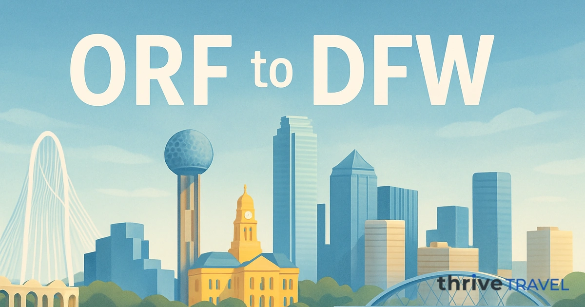 Norfolk to Dallas