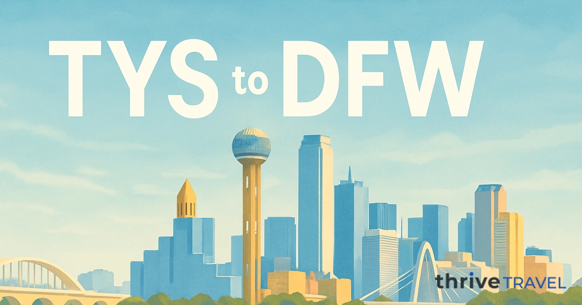 Knoxville to Dallas