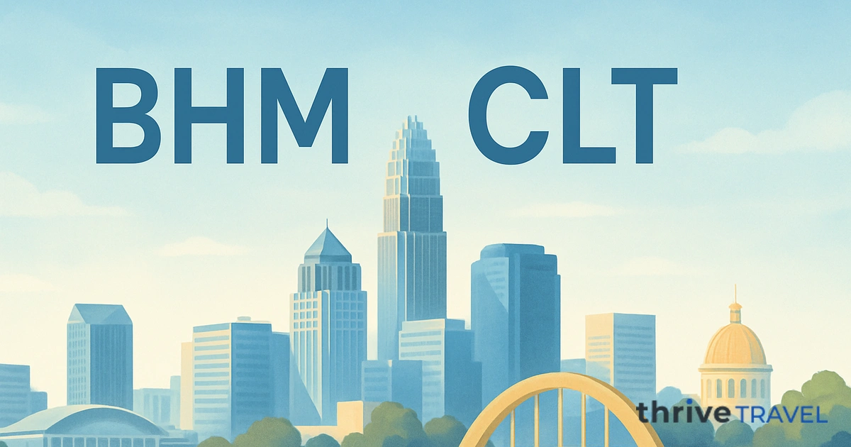 Birmingham to Charlotte