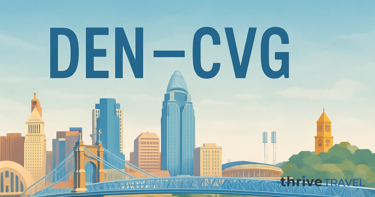 Denver to Cincinnati