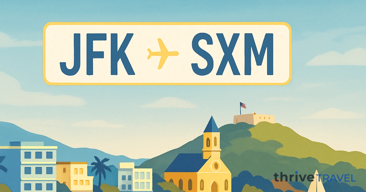 New York to Saint Martin