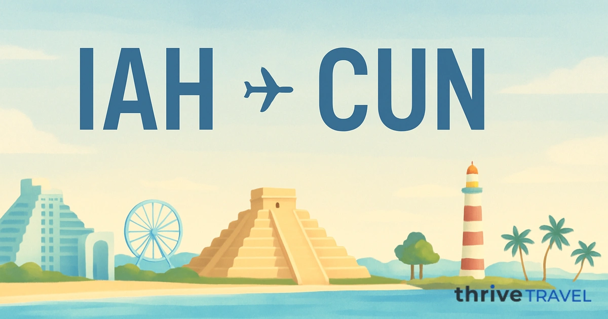 Houston to Cancun