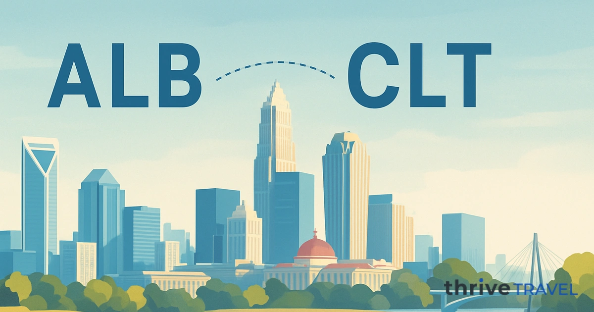 Albany to Charlotte