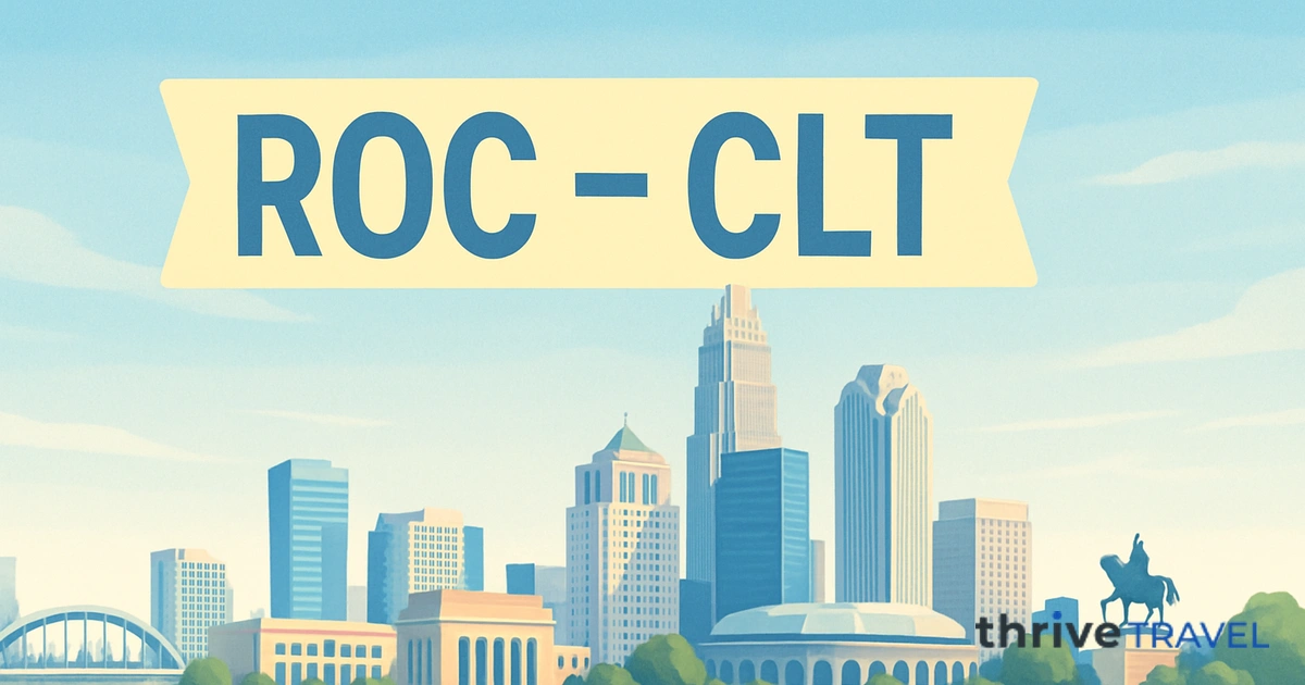 Rochester to Charlotte