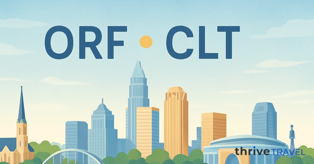 Norfolk to Charlotte