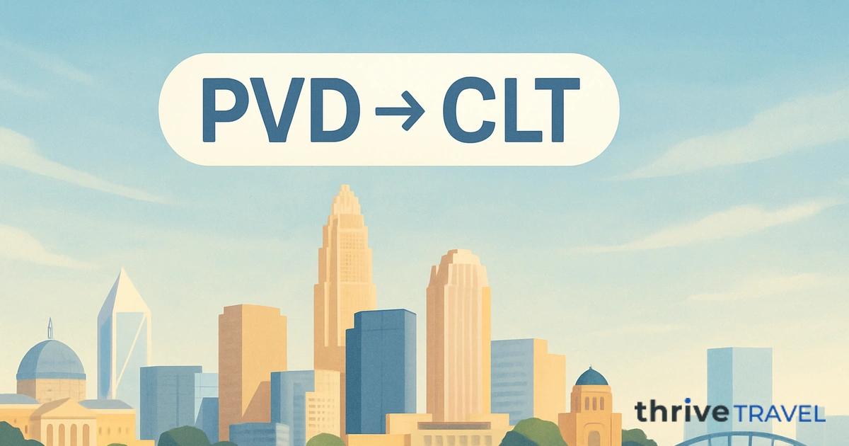 Providence to Charlotte