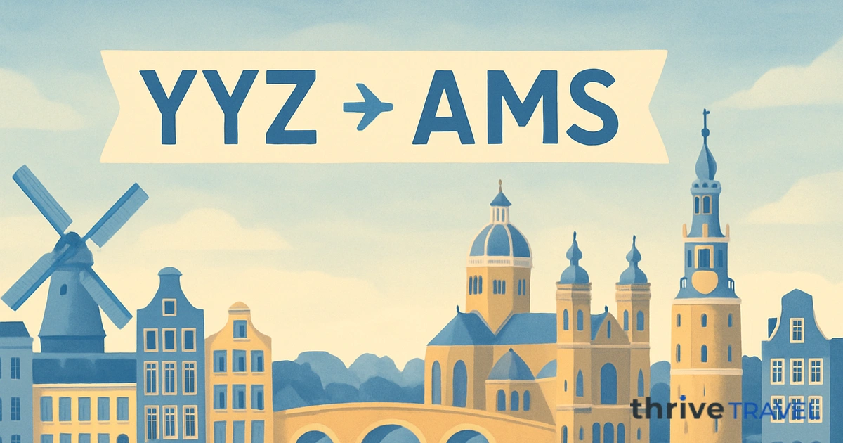 Toronto to Amsterdam
