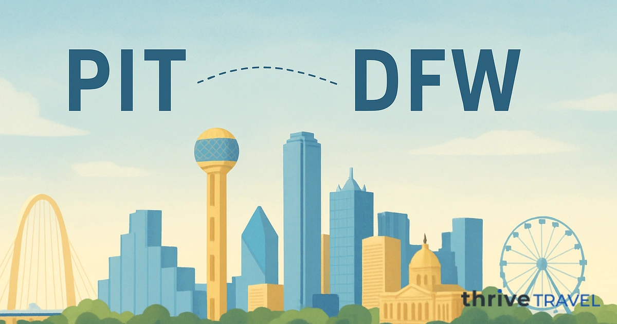 Pittsburgh to Dallas