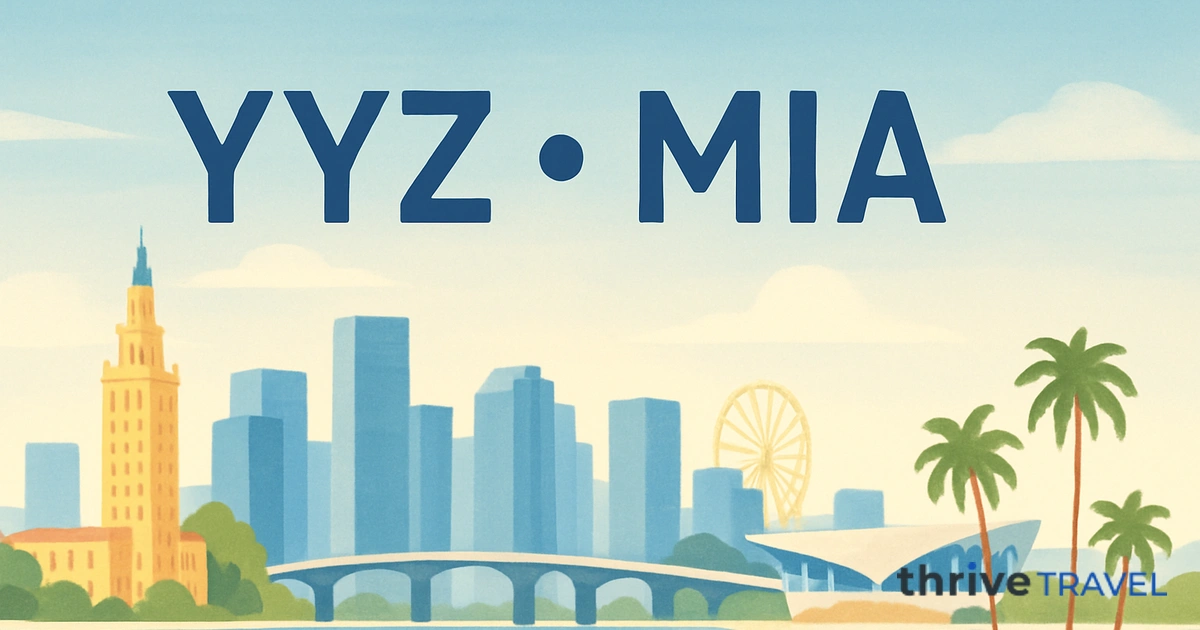 Toronto to Miami