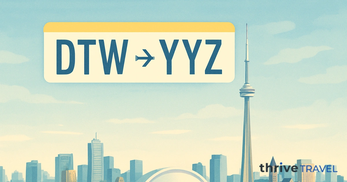 Detroit to Toronto
