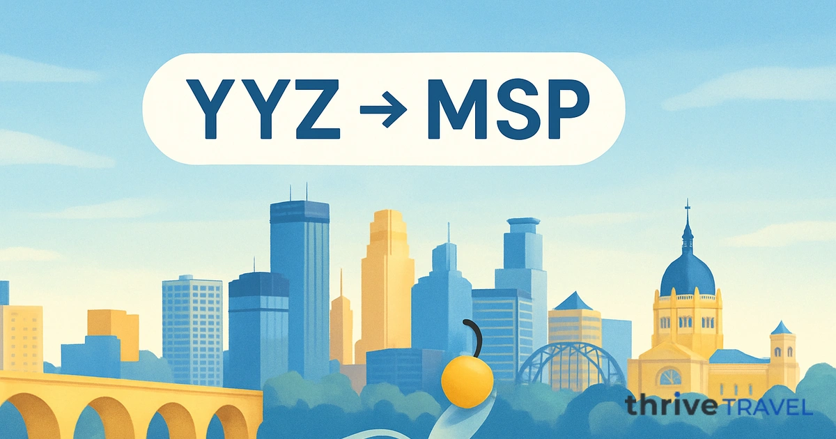 Toronto to Minneapolis