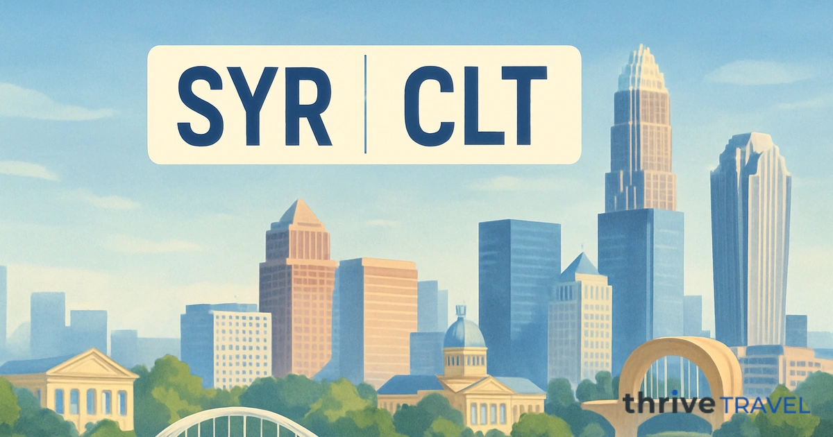 Syracuse to Charlotte