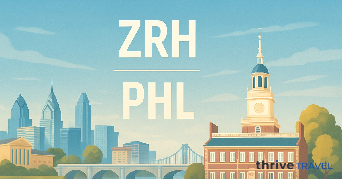 Zurich to Philadelphia