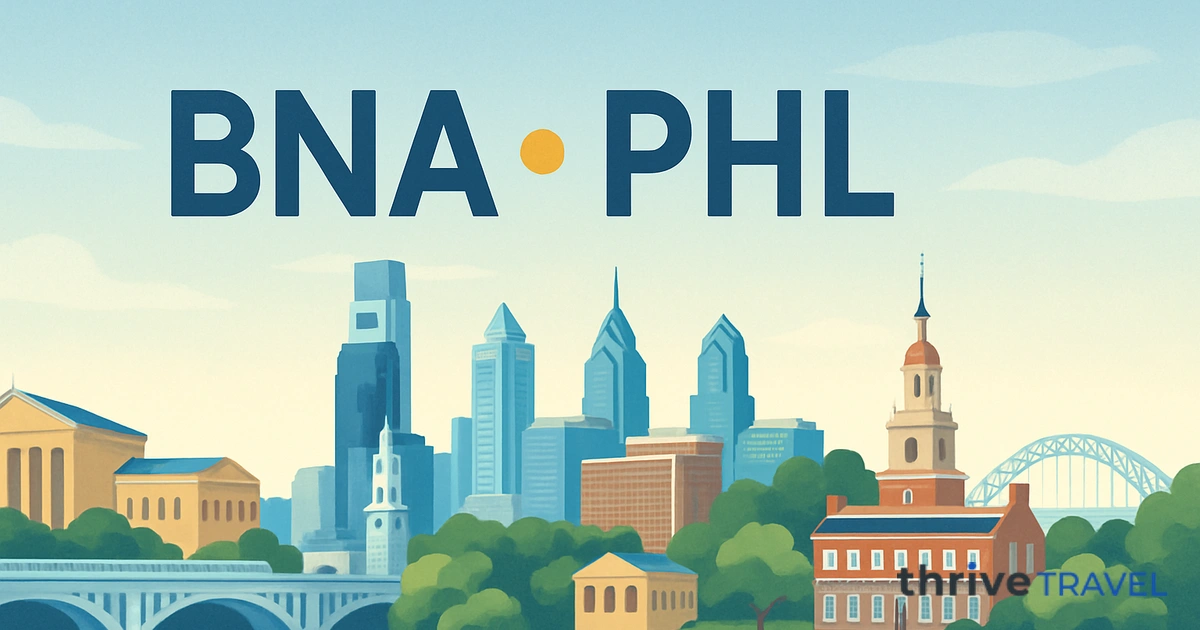Nashville to Philadelphia