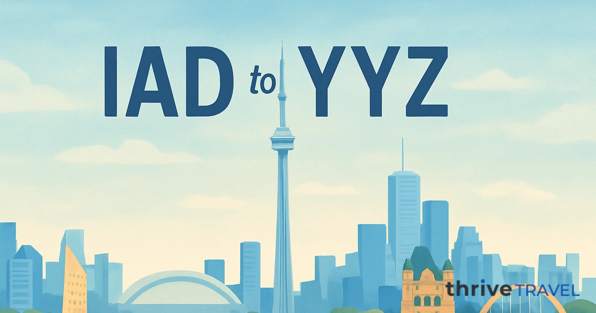 Washington to Toronto
