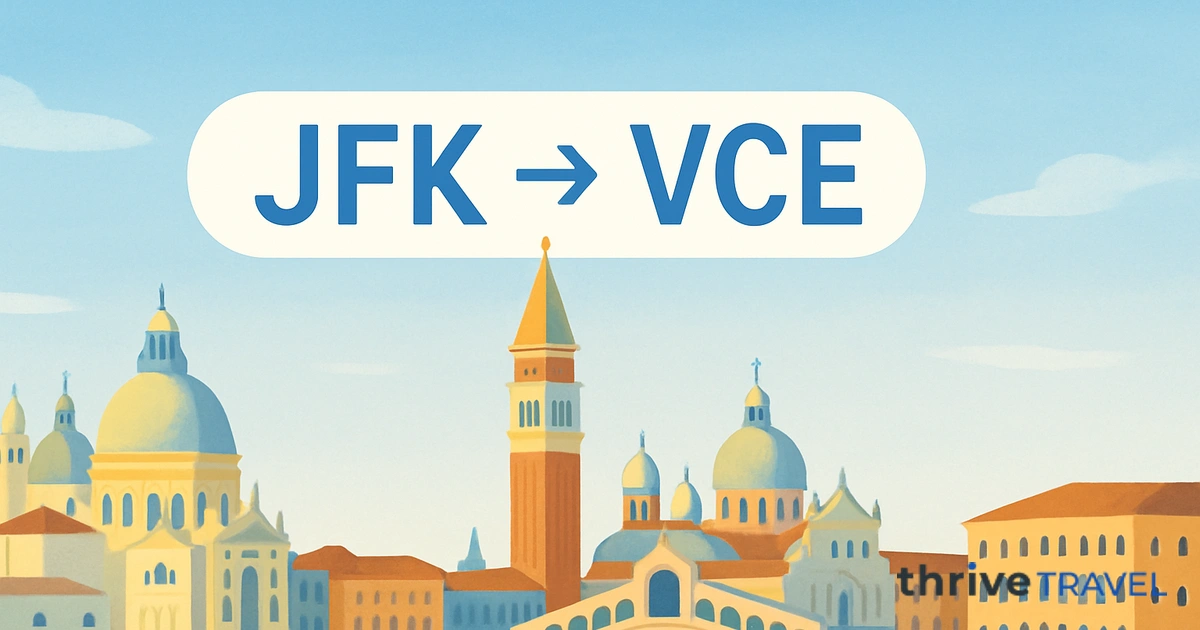New York to Venice