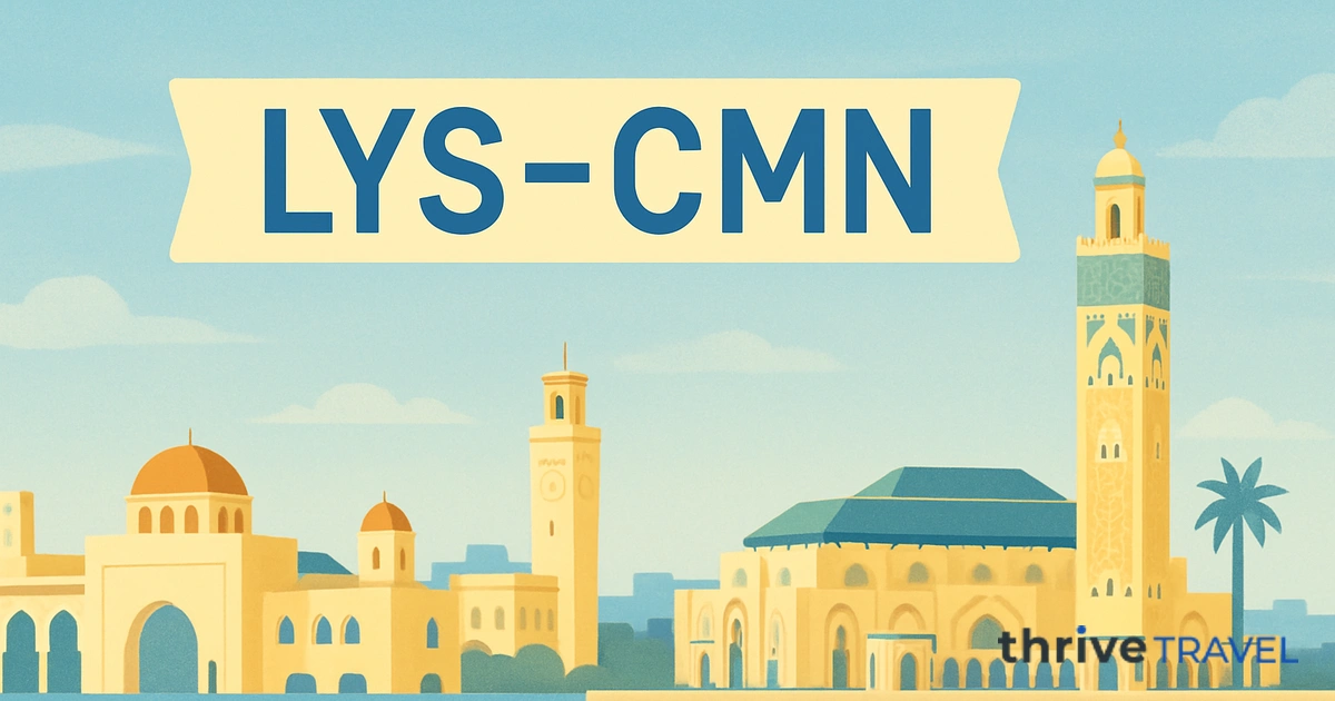 Lyon to Casablanca