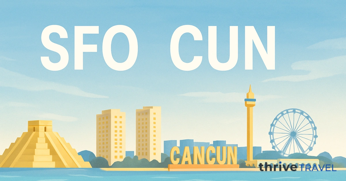 San Francisco to Cancún