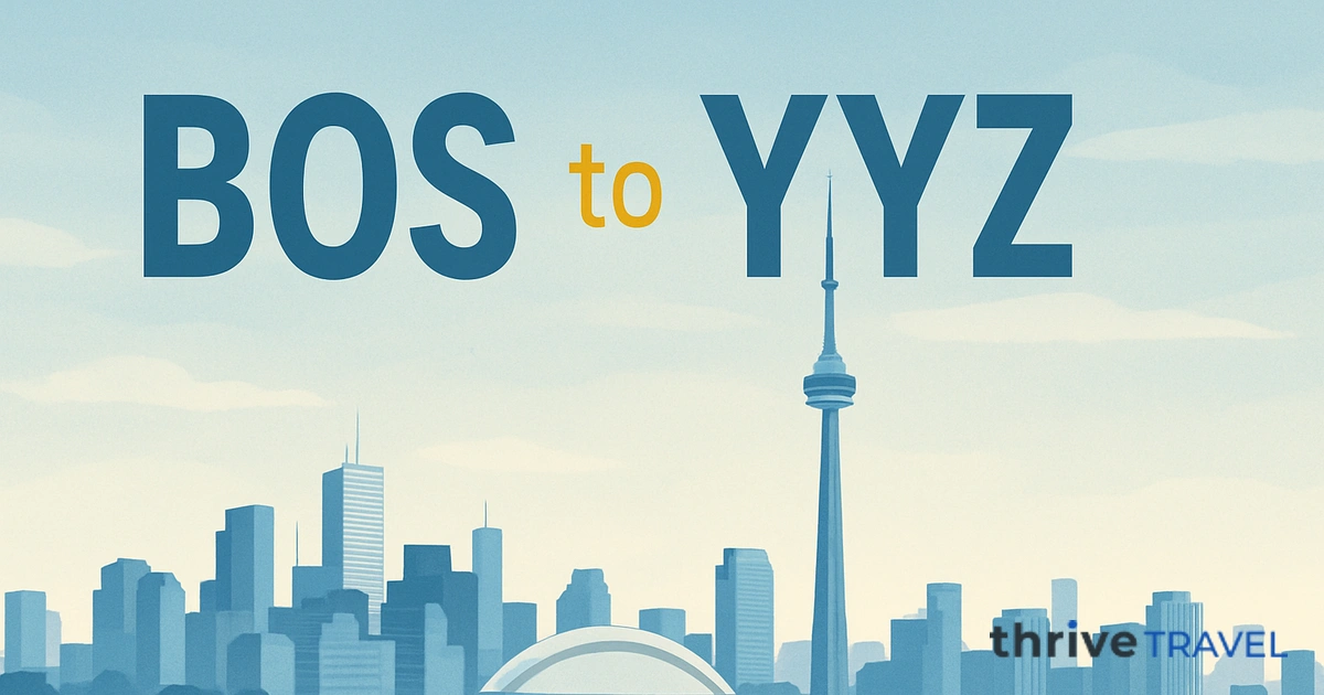 Boston to Toronto