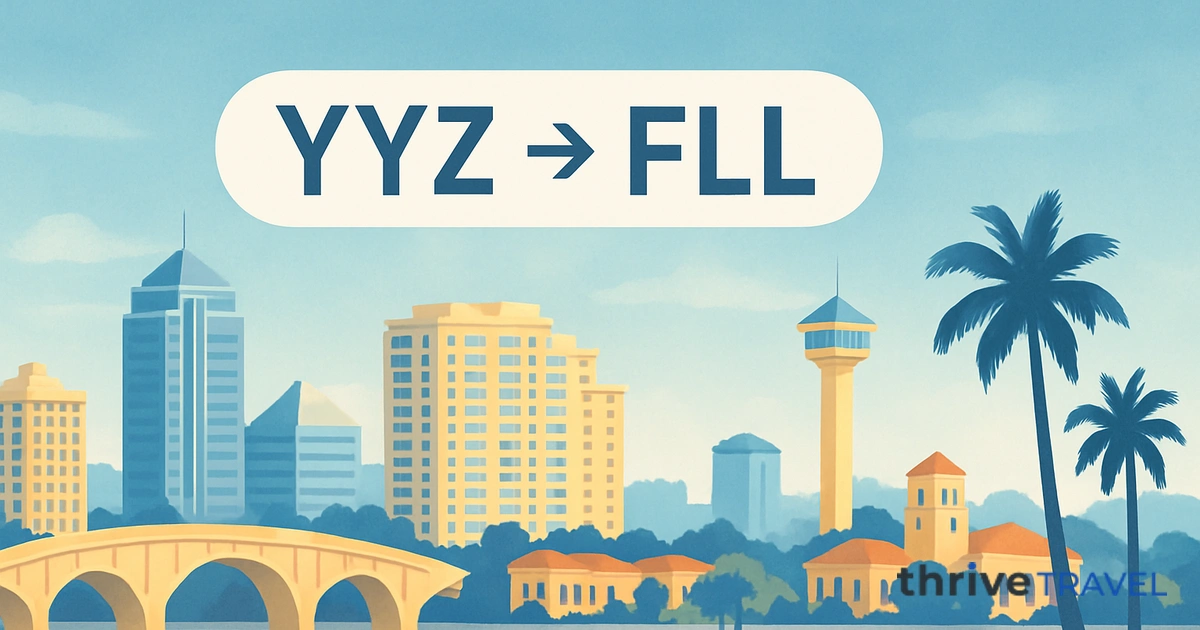 Toronto to Fort Lauderdale