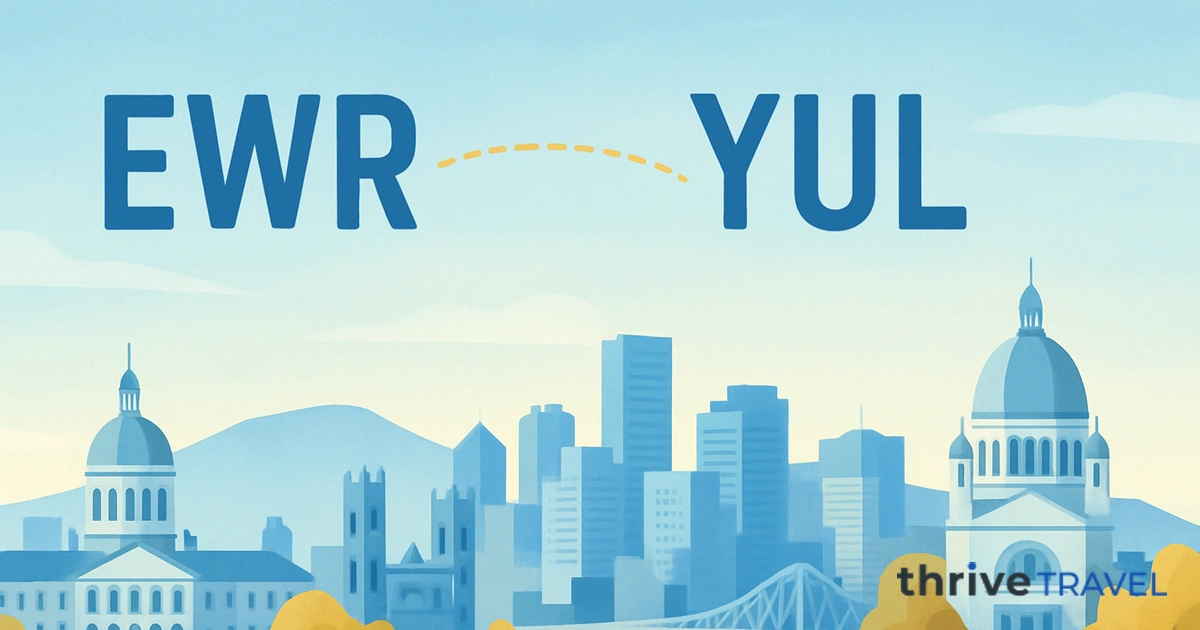 Newark to Montreal