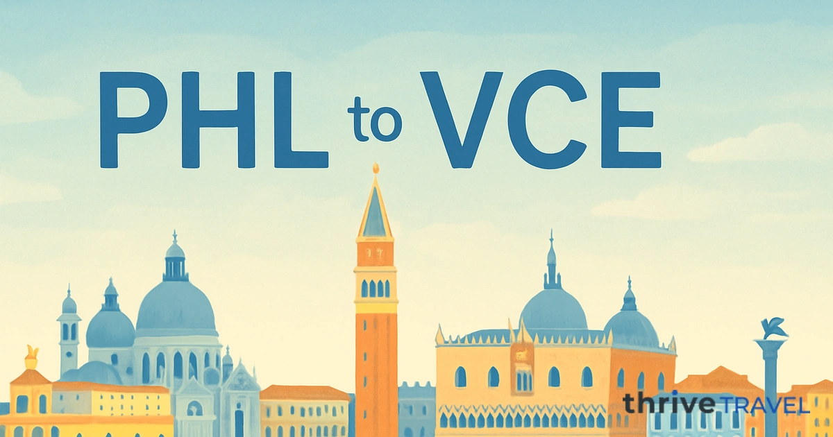 Philadelphia to Venice