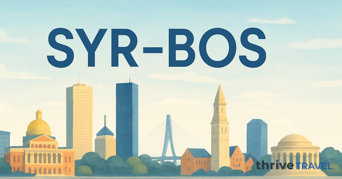Syracuse to Boston