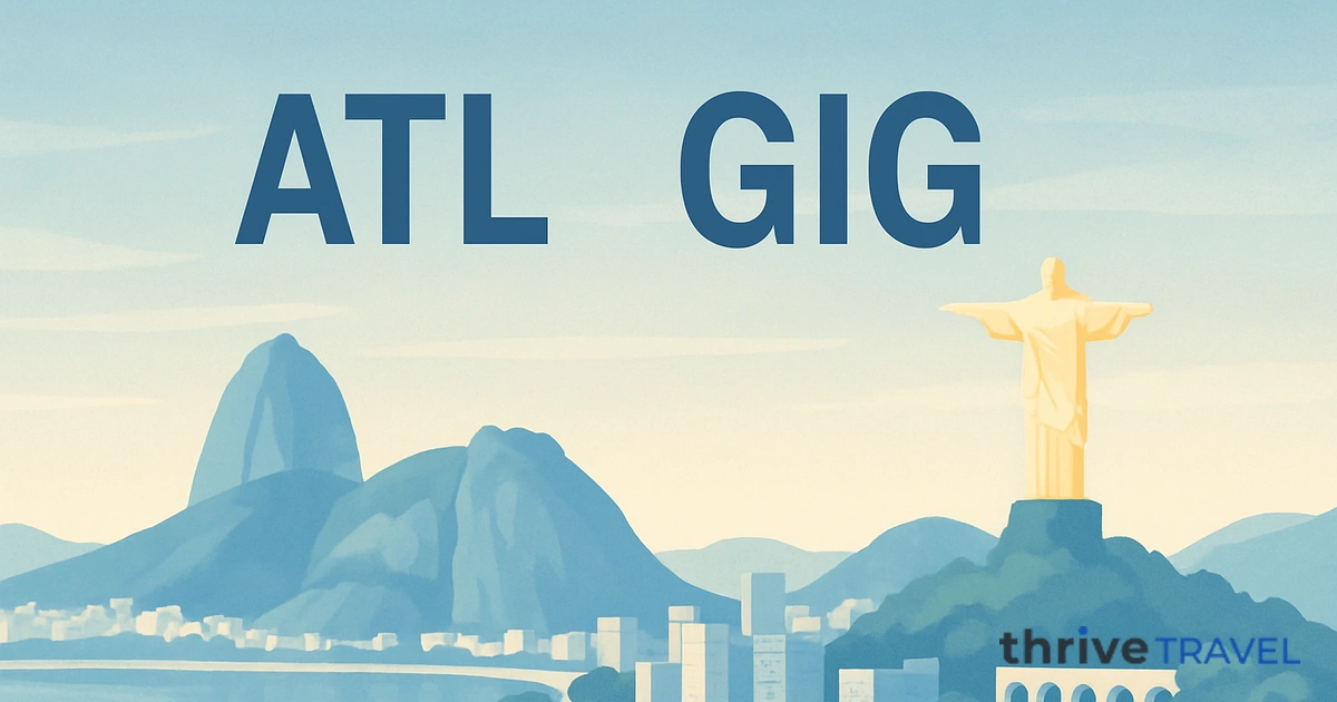 Atlanta to Rio de Janeiro