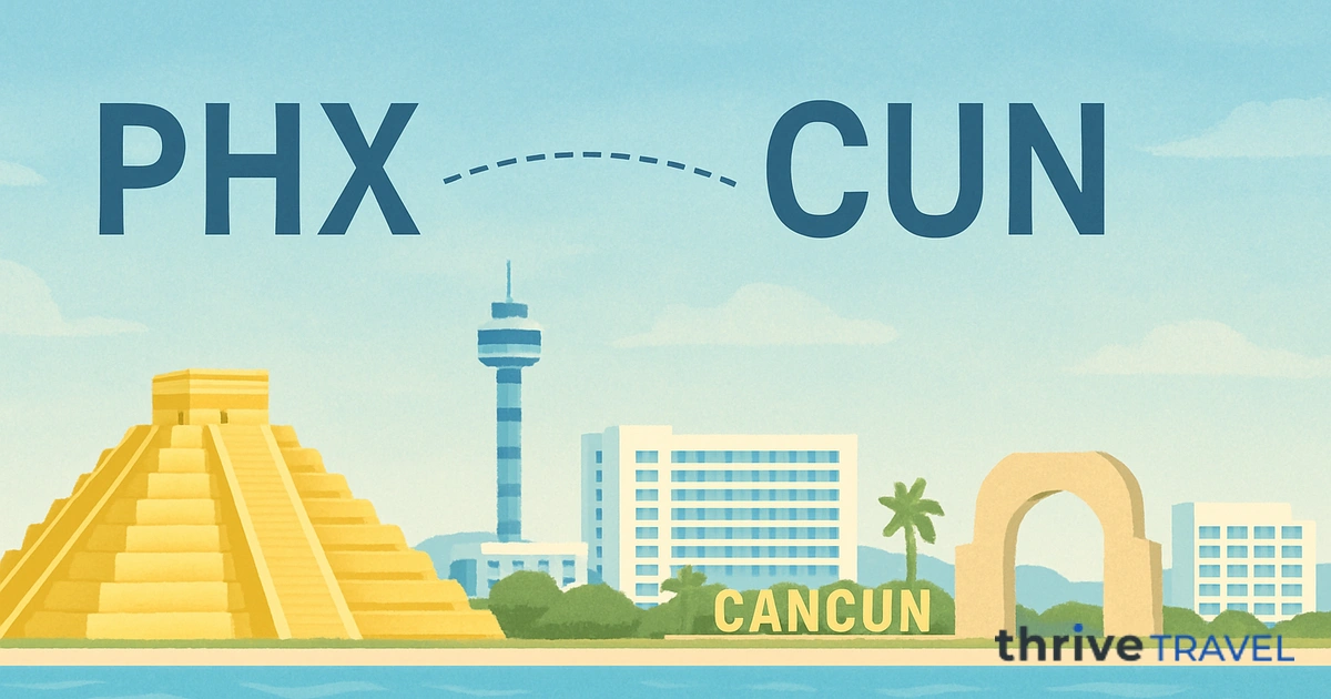 Phoenix to Cancún