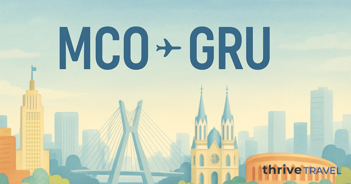 Orlando to São Paulo