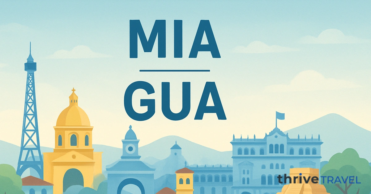 Miami to Guatemala City