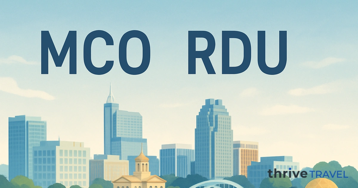 Orlando to Raleigh