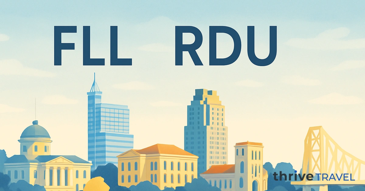 Fort Lauderdale to Raleigh