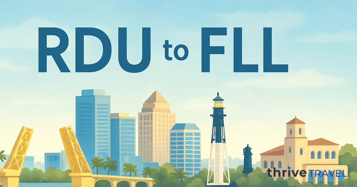 Raleigh to Fort Lauderdale