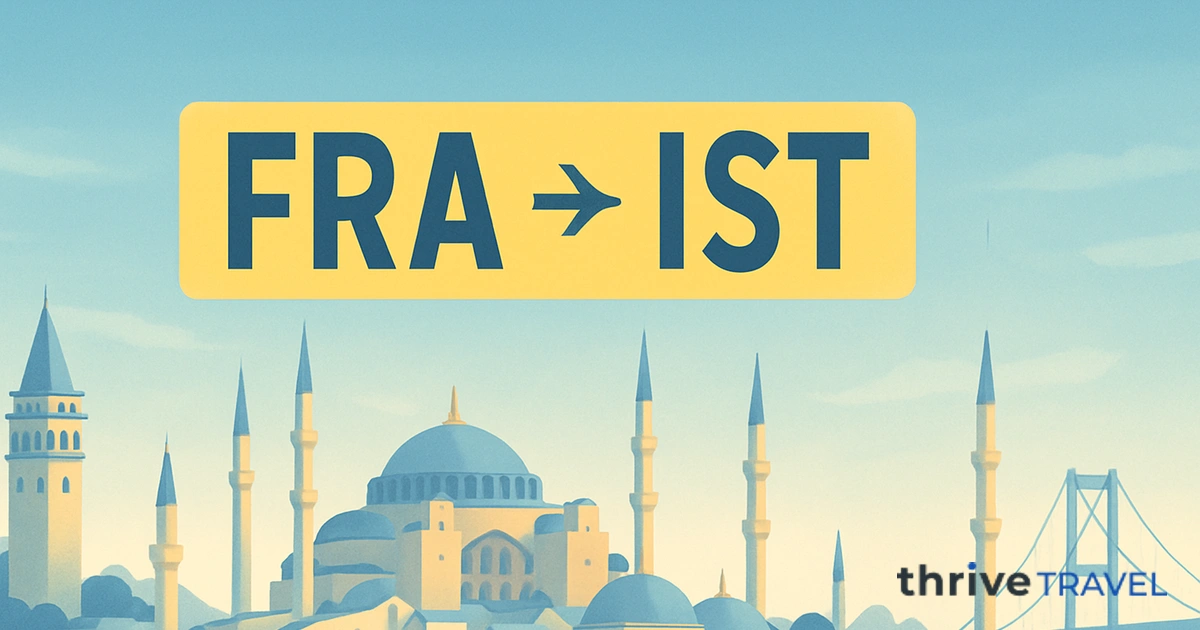 Frankfurt to Istanbul